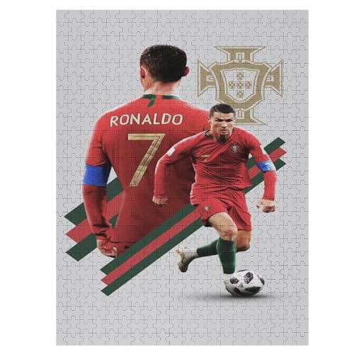 Ronaldo Puzzles Für Erwachsene 500-teilige Puzzles 500-teilige Puzzles Für Erwachsene Wooden Puzzlespiele Spielzeug Geschenk Für Heimtextilien 500 PCS von LOPUCK