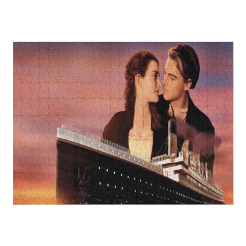 Titanic 500 Teile Wooden Puzzles Lernen Lernspielzeug Familienspiele Geburtstagsgeschenke Für Kleinkinder Kinder Jungen Mädchen Puzzles 500PCS (52x38cm) von LOPUCK