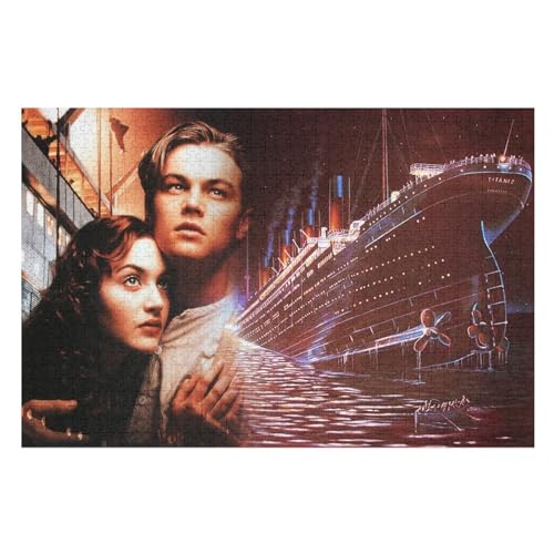 Titanic Puzzle - Puzzles Für Erwachsene 1000 | Wooden Puzzles 1000 Teile Für Erwachsene | Rätsel | Rätsel 1000PCS (75x50cm) von LOPUCK