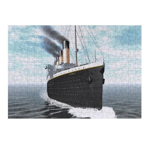 TitanicWooden Puzzles Für Erwachsene 300 Teile Filmplakat Puzzle Für Erwachsene 300 Teile Für Familienspiel Teenager Puzzle 300PCS (40x28cm) von LOPUCK