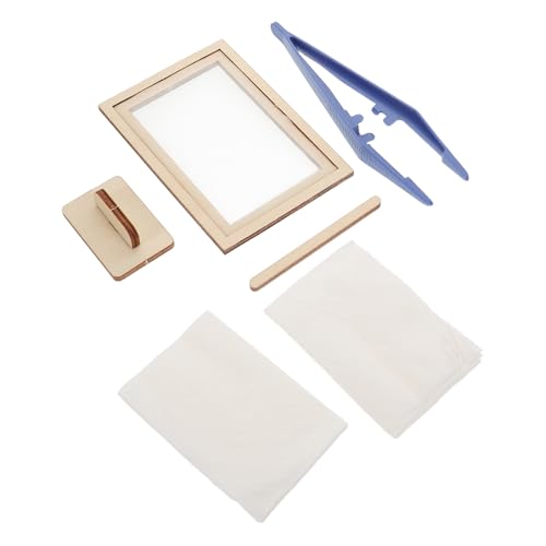 LOPUNER 1 Sätze DIY Papierrahmen Set für Papierherstellungstools Kreativität und Geschicklichkeit für Familienprojekte und Pädagogische Bastelstunden von LOPUNER