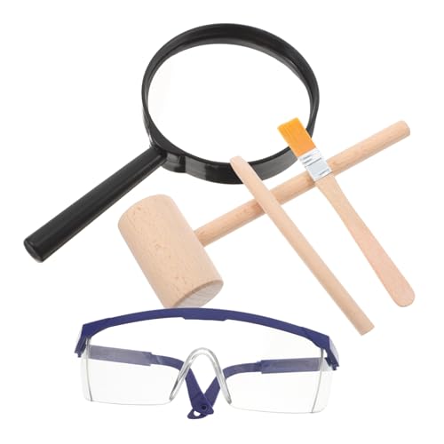 LOPUNER 1 Satz Archäologisches Ausgrabungsset für Mini Hammer Meißel Pinsel und Schutzbrille Kreatives Lernspielzeug Wissenschaft und Geschichte für Fossilien Entdeckungen LOPUNER 1 Satz Archäologisches Ausgrabungsset für Mini Hammer Meißel Pinsel und Schutzbrille Kreatives Lernspielzeug Wissenschaft und Geschichte für Fossilien Entdeckungen von LOPUNER