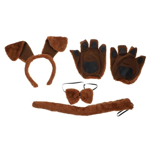 LOPUNER 1 Satz Cartoon Hundekostüm mit Haarreif Handschuhen Teiliges Cosplay Zubehör für Kostümpartys Halloween Karneval Geburtstagsfeiern LOPUNER 1 Satz Cartoon Hundekostüm mit Haarreif Handschuhen Teiliges Cosplay Zubehör für Kostümpartys Halloween Karneval Geburtstagsfeiern von LOPUNER
