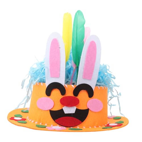 LOPUNER 1 Satz Diy Ostern Bastelset für Machen Ihr Eigenes Bonnet Hut mit Niedlichen Zubehörteilen aus Vliesstoff für Bastelprojekte und Feste für Geburtstagsfeiern und LOPUNER 1 Satz Diy Ostern Bastelset für Machen Ihr Eigenes Bonnet Hut mit Niedlichen Zubehörteilen aus Vliesstoff für Bastelprojekte und Feste für Geburtstagsfeiern und von LOPUNER