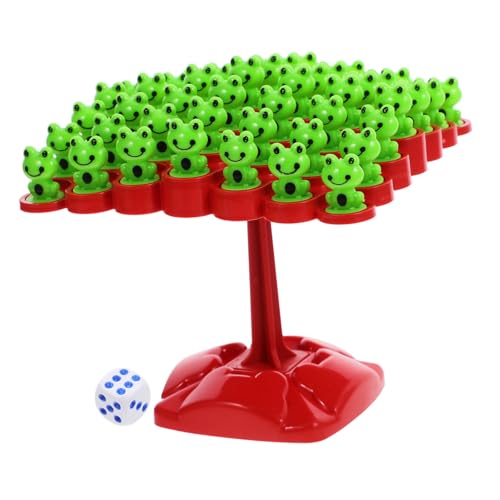 LOPUNER 1 Satz Familienbalance Spielset Lustiges Frosch Balance für Spieler Pädagogisches Brettspiel zur Verbesserung der Motorischen Fähigkeiten und Problemlösungskompetenz für von LOPUNER