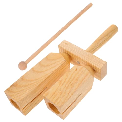 LOPUNER 1 Satz Holz Percussion Instrument für Musikalisches Kreativität und Entwicklung Sicheres Langlebiges Material für Kleine Hände von LOPUNER