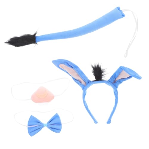 LOPUNER 1 Satz Kostümset mit Haarreif Fliege und Nase Tierkostüm Accessoires für Halloween Weihnachten Ostern Geburtstagsfeiern und Mehr LOPUNER 1 Satz Kostümset mit Haarreif Fliege und Nase Tierkostüm Accessoires für Halloween Weihnachten Ostern Geburtstagsfeiern und Mehr von LOPUNER