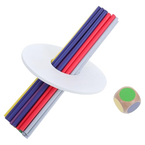 LOPUNER 1 Satz Montessori Balance Stick aus Holz Lernspielzeug für Feinmotorik und Kognitiver Entwicklung für Familienaktivitäten und Interaktive Spiele von LOPUNER
