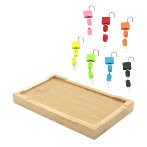 LOPUNER 1 Satz Montessori Spielzeugset für Kleinkinder Farben Schloss Bambusplatte Pädagogisches Aktivitätsspielzeug Kreativität Motorischen Fähigkeiten und Farberkennung LOPUNER 1 Satz Montessori Spielzeugset für Kleinkinder Farben Schloss Bambusplatte Pädagogisches Aktivitätsspielzeug Kreativität Motorischen Fähigkeiten und Farberkennung von LOPUNER