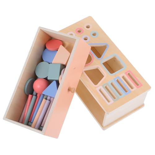 LOPUNER 1 Satz Montessori und Formensortierbox aus Holz Frühkindliches Lernspielzeug für Junge Mädchen und Kleinkinder Jahre Feinmotorik und Interaktiver Münzbox und Stapelspiel LOPUNER 1 Satz Montessori und Formensortierbox aus Holz Frühkindliches Lernspielzeug für Junge Mädchen und Kleinkinder Jahre Feinmotorik und Interaktiver Münzbox und Stapelspiel von LOPUNER