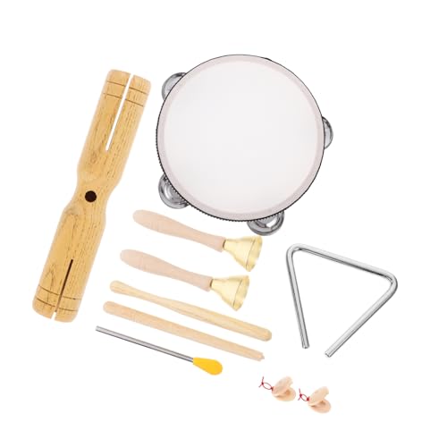 LOPUNER 1 Satz Musikinstrumente Set für Teiliges Holzspielzeug Percussion Instrument Kit Fördert Lernfähigkeiten und Motorik für Kleinkinder und Vorschulkinder Perfektes für Feste und LOPUNER 1 Satz Musikinstrumente Set für Teiliges Holzspielzeug Percussion Instrument Kit Fördert Lernfähigkeiten und Motorik für Kleinkinder und Vorschulkinder Perfektes für Feste und von LOPUNER
