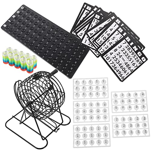 LOPUNER 1 Satz Party Bingo Spielset Amerikanisches Brettspiel für Große und Veranstaltungen Handgefertigt mit Bunten Bingo Kugeln Langlebig für Partys LOPUNER 1 Satz Party Bingo Spielset Amerikanisches Brettspiel für Große und Veranstaltungen Handgefertigt mit Bunten Bingo Kugeln Langlebig für Partys von LOPUNER