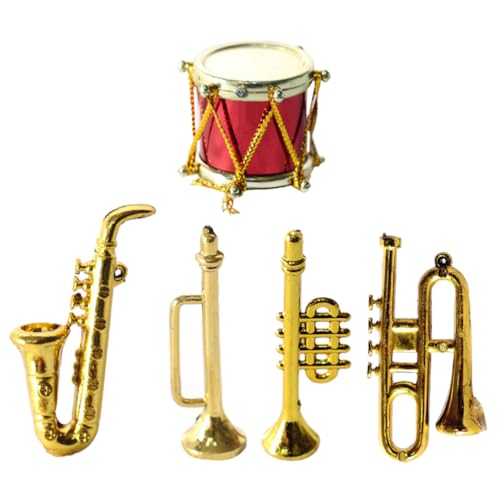LOPUNER 1 Satz Saxophon-Modell Musikinstrumente Miniatur kleines Saxophon Musical Mini-Hausinstrumentenmodell Puppenhaus-Ornamente Plastik Golden LOPUNER 1 Satz Saxophon-Modell Musikinstrumente Miniatur kleines Saxophon Musical Mini-Hausinstrumentenmodell Puppenhaus-Ornamente Plastik Golden von LOPUNER