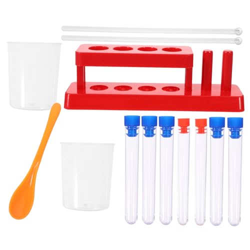 LOPUNER 1 Satz Stem Experimentierset für Reagenzgläsern Testrohrständer Messbechern und Rührstäben für Wissenschaftliche Experimente und Interaktives Lernen LOPUNER 1 Satz Stem Experimentierset für Reagenzgläsern Testrohrständer Messbechern und Rührstäben für Wissenschaftliche Experimente und Interaktives Lernen von LOPUNER