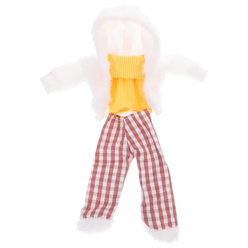 LOPUNER 1 Satz Stilvollem Puppenkleid Wiederverwendbarem Rock und Dekorativer Kleidung für Kinderpuppen Accessoire für Puppenhäuser von LOPUNER