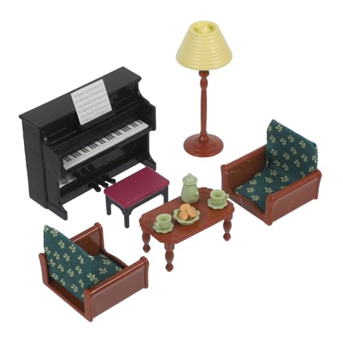 LOPUNER 1 Set Klaviermodell Spielzeugzimmerdekoration Puppenhausmöbelmodell Miniaturornament Miniaturlandschaftsornament Winzige Raumdekoration Puppenhaus Puppenmöbel Mini von LOPUNER