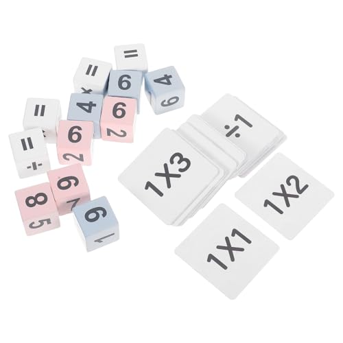 LOPUNER 1 Set Pädagogisches Mathe-Spielzeug Für Kinder, Multiplikations- Und Divisionsübungen Mit Zahlenwürfelkarten, Interaktives Mathematik-brettspiel Zum Üben Von Mathematik LOPUNER 1 Set Pädagogisches Mathe-Spielzeug Für Kinder, Multiplikations- Und Divisionsübungen Mit Zahlenwürfelkarten, Interaktives Mathematik-brettspiel Zum Üben Von Mathematik von LOPUNER