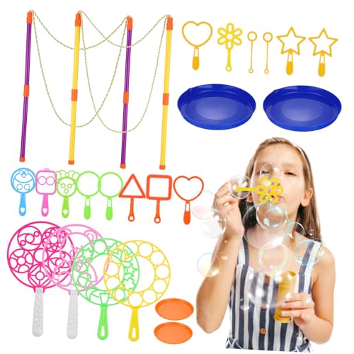 LOPUNER 1 Set Werkzeugstäbe Riesiger Seifenblasenstab Jumbo Seifenblasenstab Seifenblasenherstellung Seifenblasenwerkzeug Outdoor Seifenblasenspielzeug Seifenblasenmacher LOPUNER 1 Set Werkzeugstäbe Riesiger Seifenblasenstab Jumbo Seifenblasenstab Seifenblasenherstellung Seifenblasenwerkzeug Outdoor Seifenblasenspielzeug Seifenblasenmacher von LOPUNER