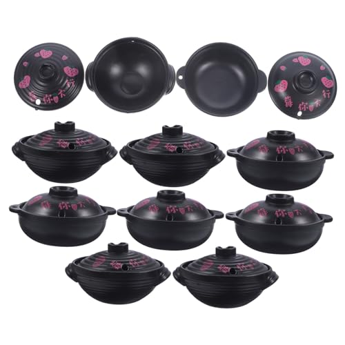 LOPUNER 10 Stück Mini-auflauf Weihnachten Puppenhaus Miniatur Kochen Suppentopf Klein Mini-eintopfmodell Puppenhaus-auflauf Minikocher Für Die Küche Puppenhaus Minitopf PVC LOPUNER 10 Stück Mini-auflauf Weihnachten Puppenhaus Miniatur Kochen Suppentopf Klein Mini-eintopfmodell Puppenhaus-auflauf Minikocher Für Die Küche Puppenhaus Minitopf PVC von LOPUNER