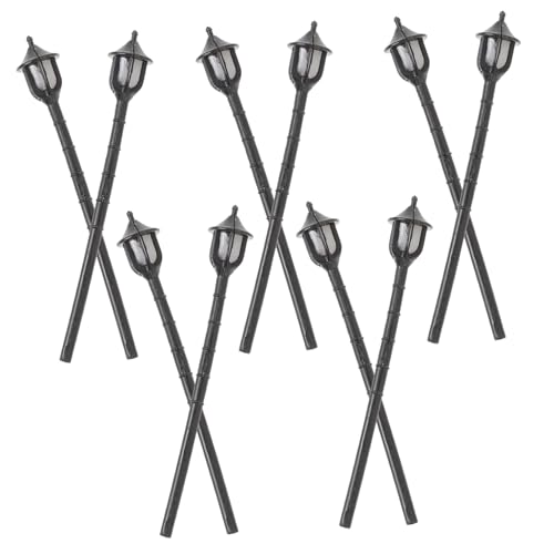 LOPUNER 10 Stück Straßenlaterne Modell Teiliges Stabile und Stilvolle Dekoration für Puppenhäuser und Mikrolandschaften für Gartenpartys und DIY Projekte LOPUNER 10 Stück Straßenlaterne Modell Teiliges Stabile und Stilvolle Dekoration für Puppenhäuser und Mikrolandschaften für Gartenpartys und DIY Projekte von LOPUNER
