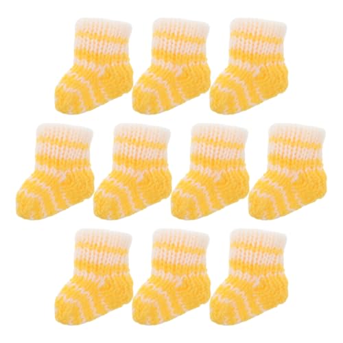 LOPUNER 10Stücke Puppensocken Teilig Strick Winterkleidung für Puppen Zubehör für Puppenhäuser und Miniaturlandschaften Entzückende Warme Socken für Puppenoutfits LOPUNER 10Stücke Puppensocken Teilig Strick Winterkleidung für Puppen Zubehör für Puppenhäuser und Miniaturlandschaften Entzückende Warme Socken für Puppenoutfits von LOPUNER