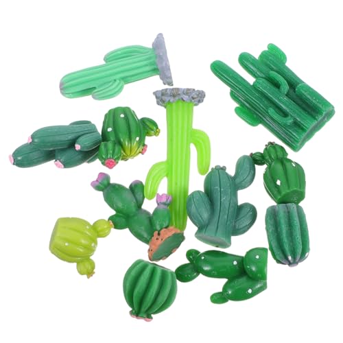 LOPUNER 12 Stück Teiliges Kaktus Mikrolandschaft Deko aus Harz Niedliche Pflanzenfiguren für Schreibtisch DIY Garten Wüstendekoration für Büro Zuhause LOPUNER 12 Stück Teiliges Kaktus Mikrolandschaft Deko aus Harz Niedliche Pflanzenfiguren für Schreibtisch DIY Garten Wüstendekoration für Büro Zuhause von LOPUNER