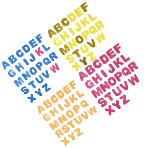 LOPUNER 130 Stück Selbstklebende Glitzerbuchstaben Aufkleber Bunte Eva Paster für DIY Bastelprojekte Kreative Kinderhandarbeiten und Dekoration Gemischte Farben LOPUNER 130 Stück Selbstklebende Glitzerbuchstaben Aufkleber Bunte Eva Paster für DIY Bastelprojekte Kreative Kinderhandarbeiten und Dekoration Gemischte Farben von LOPUNER