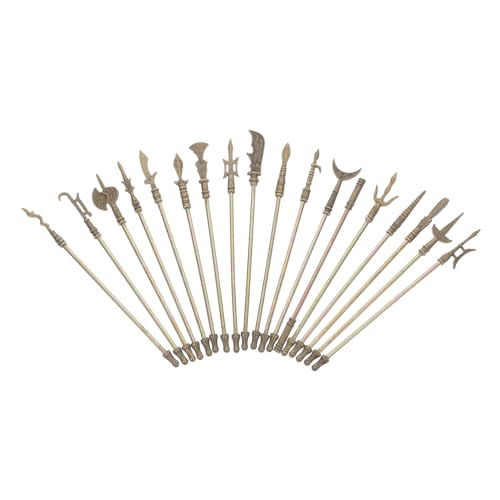 LOPUNER 18 Stück Teiliges Mini Zinklegierungs Chinesische Waffenornamente Detaillierte Miniatur Arme für Heimdekoration und Kognitives Lernen von Kindern LOPUNER 18 Stück Teiliges Mini Zinklegierungs Chinesische Waffenornamente Detaillierte Miniatur Arme für Heimdekoration und Kognitives Lernen von Kindern von LOPUNER