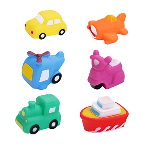 LOPUNER 1Satz Badespielzeug für Kleinkinder Teiliges aus Kreativen Verkehrsmitteln Sicheres und Langlebiges Duschspielzeug für Spaß Beim und Wasserspiel von LOPUNER