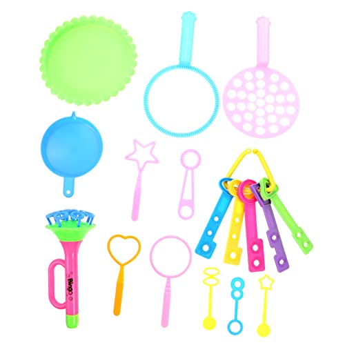 LOPUNER 1Satz Blasen mit Bunten Blasenstäben für Partys Hochzeiten und Outdoor Aktivitäten Robuste und Sichere Kunststoffmaterialien Spaß für Familien von LOPUNER