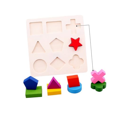 LOPUNER 2 STÜCK Teiliges Holzpuzzle Geometrische Formen Lernspielzeug Frühförderung Formenerkennung Farbige Spielplatten Kreatives Legespiel für Jungen und Mädchen zur Kognitiven LOPUNER 2 STÜCK Teiliges Holzpuzzle Geometrische Formen Lernspielzeug Frühförderung Formenerkennung Farbige Spielplatten Kreatives Legespiel für Jungen und Mädchen zur Kognitiven von LOPUNER
