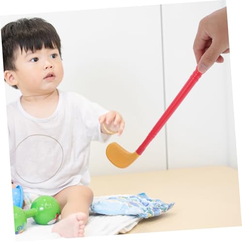 LOPUNER 2 Sätze Golfspielzeug Set Teilig Schläger Bälle pro Set Buntes Outdoor Koordination und Bewegung Geeignet für Drinnen und Draußen für Jungen und Mädchen Zufällige Zufällige Farbe von LOPUNER