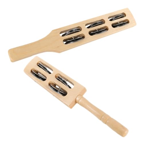 LOPUNER 2 Stück Holz Handglocken für Musikalisches Glocken Pädagogisches Instrument Musikwahrnehmung und Kreativität LOPUNER 2 Stück Holz Handglocken für Musikalisches Glocken Pädagogisches Instrument Musikwahrnehmung und Kreativität von LOPUNER