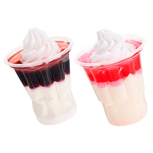 LOPUNER 2 Stück Künstliches Eiscreme Modell Realistische Deko für Fotografie Ausstellungsmodell Party Accessoire für Erwachsene Schaufensterdekoration und Erinnerungsfotos LOPUNER 2 Stück Künstliches Eiscreme Modell Realistische Deko für Fotografie Ausstellungsmodell Party Accessoire für Erwachsene Schaufensterdekoration und Erinnerungsfotos von LOPUNER