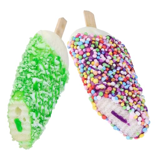 LOPUNER 2 Stück Kunst Eiscreme Modell für Fotografie Realistische Künstliche Popsicles zur Dekoration für Lebensmittel Darstellungen LOPUNER 2 Stück Kunst Eiscreme Modell für Fotografie Realistische Künstliche Popsicles zur Dekoration für Lebensmittel Darstellungen von LOPUNER