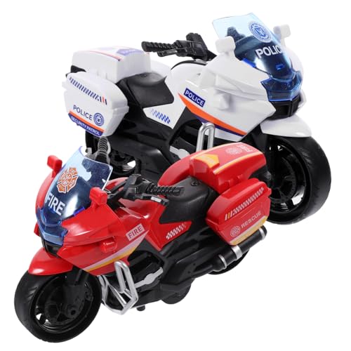 LOPUNER 2 Stück Motorrad Rückziehspielzeug für Jungen Polizei Motorrad Modellautos Weiß und Rot für Kleinkinder Ab Jahren Fördert Motorische Fähigkeiten LOPUNER 2 Stück Motorrad Rückziehspielzeug für Jungen Polizei Motorrad Modellautos Weiß und Rot für Kleinkinder Ab Jahren Fördert Motorische Fähigkeiten von LOPUNER