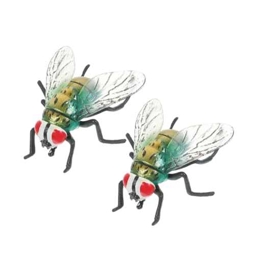 LOPUNER 2 Stück Realistische Fliegen Kunststoff Insekten Modelle für Halloween Scherzartikel Dekoration und Bildung für Partys und Aprilscherze LOPUNER 2 Stück Realistische Fliegen Kunststoff Insekten Modelle für Halloween Scherzartikel Dekoration und Bildung für Partys und Aprilscherze von LOPUNER