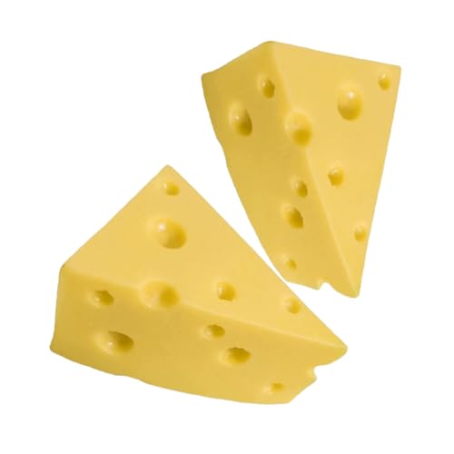 LOPUNER 2 Stück Simulation Käse Modell Realistische Fake Käse Deko für Fotografie Kunst und DIY Projekte Requisiten für Kreative Inszenierungen LOPUNER 2 Stück Simulation Käse Modell Realistische Fake Käse Deko für Fotografie Kunst und DIY Projekte Requisiten für Kreative Inszenierungen von LOPUNER