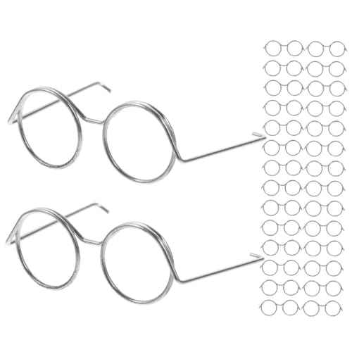 LOPUNER 20 Stück Mini Puppenbrillen aus Metall Sonnenbrillen ohne Gläser Puppen Accessoires für Kreative DIY Projekte und Stilvolle Outfits LOPUNER 20 Stück Mini Puppenbrillen aus Metall Sonnenbrillen ohne Gläser Puppen Accessoires für Kreative DIY Projekte und Stilvolle Outfits von LOPUNER