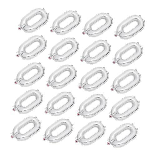 LOPUNER 20 Stück Teiliges Silberne Aluminiumfolie Ballons Wiederverwendbar Robust und Sicher Dekorative Partyballons für Geburtstag Hochzeit Familienfeiern und Bars LOPUNER 20 Stück Teiliges Silberne Aluminiumfolie Ballons Wiederverwendbar Robust und Sicher Dekorative Partyballons für Geburtstag Hochzeit Familienfeiern und Bars von LOPUNER