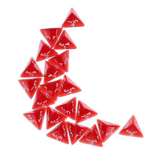 LOPUNER 20 Stück Transparente Rote Seitige Spielwürfel Acryl für Tischspiele Partyspiele und Rollenspiele Leicht Kompakt und Einfach zu Handhaben LOPUNER 20 Stück Transparente Rote Seitige Spielwürfel Acryl für Tischspiele Partyspiele und Rollenspiele Leicht Kompakt und Einfach zu Handhaben von LOPUNER