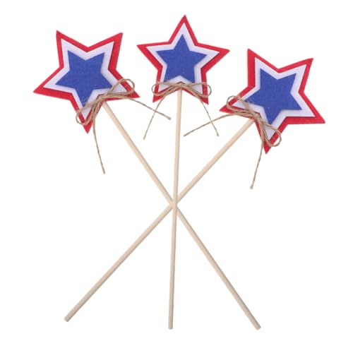 LOPUNER 3 Stück Feenstäbe für Unabhängigkeitstag Dekoration Patriotische Zauberstäbe für Partys und Veranstaltungen Leicht und Tragbar für Drinnen und Draußen aus Sicherem Holz und Filz LOPUNER 3 Stück Feenstäbe für Unabhängigkeitstag Dekoration Patriotische Zauberstäbe für Partys und Veranstaltungen Leicht und Tragbar für Drinnen und Draußen aus Sicherem Holz und Filz von LOPUNER