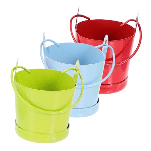 LOPUNER 3 Stück Mini Eimer Dekorative Eimer für Puppenhaus Blumentöpfe und Fotorequisiten Kompakt und Vielseitig und Hochwertige Verarbeitung für Kreative Projekte LOPUNER 3 Stück Mini Eimer Dekorative Eimer für Puppenhaus Blumentöpfe und Fotorequisiten Kompakt und Vielseitig und Hochwertige Verarbeitung für Kreative Projekte von LOPUNER