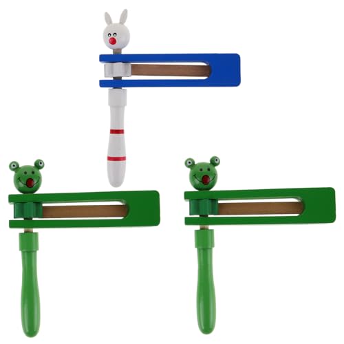 LOPUNER 3 Stück Teiliges Holz Castanet mit Langem Griff für Musikinstrumente Musikalität und Kreativität Sicher und Angenehm der Handhabung LOPUNER 3 Stück Teiliges Holz Castanet mit Langem Griff für Musikinstrumente Musikalität und Kreativität Sicher und Angenehm der Handhabung von LOPUNER