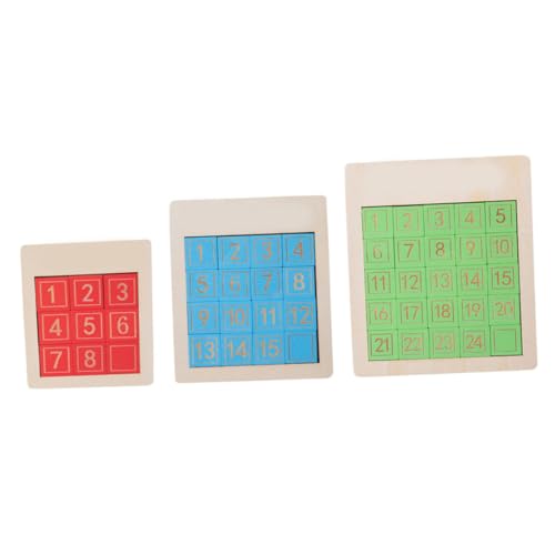 LOPUNER 3 Stück Teiliges Holzspielzeug Zahlenrutschpuzzle für Pädagogisches Mathematik und Zahlenverständnis für Interaktive Spielstunden mit Eltern LOPUNER 3 Stück Teiliges Holzspielzeug Zahlenrutschpuzzle für Pädagogisches Mathematik und Zahlenverständnis für Interaktive Spielstunden mit Eltern von LOPUNER