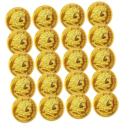 LOPUNER 300 Stück Teiliges Goldfarbener Spielgeld Münzen aus Kunststoff Piratenmünzen für Schatzsuche Klassenzimmer Belohnungen und Kindergeburtstags Partydekorationen LOPUNER 300 Stück Teiliges Goldfarbener Spielgeld Münzen aus Kunststoff Piratenmünzen für Schatzsuche Klassenzimmer Belohnungen und Kindergeburtstags Partydekorationen von LOPUNER