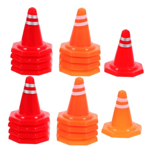 LOPUNER 30Stücke Verkehrskegel für BAU Straßenkegel Verkehrsmodelle für DIY Sandtisch Ornamente und Szenarien LOPUNER 30Stücke Verkehrskegel für BAU Straßenkegel Verkehrsmodelle für DIY Sandtisch Ornamente und Szenarien von LOPUNER