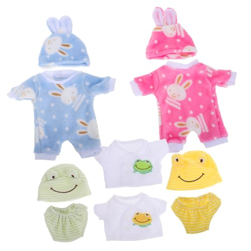 LOPUNER 4 Sets Puppe Puppenkleidung Puppenzubehör Reborn Puppen Rosa Hundepyjamas Reborn Puppen Amerikanische Puppen Babyspielzeug Realistische Puppen Mädchen Polyester LOPUNER 4 Sets Puppe Puppenkleidung Puppenzubehör Reborn Puppen Rosa Hundepyjamas Reborn Puppen Amerikanische Puppen Babyspielzeug Realistische Puppen Mädchen Polyester von LOPUNER