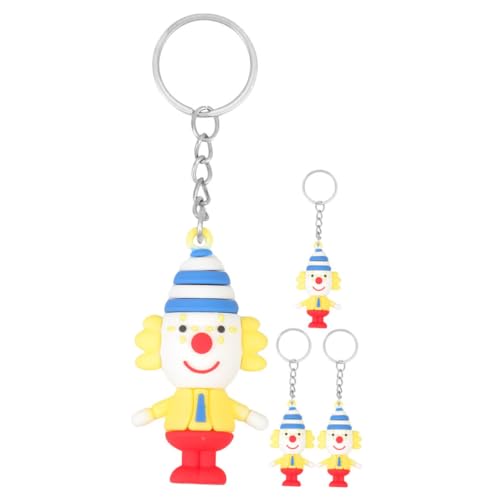 LOPUNER 4 Stück Clown-puppen-schlüsselanhänger Zirkus-karnevals-partygeschenk Lustig Clown-charme Zirkus-schlüsselanhänger Zirkus Schlüsselanhänger Schlüsselanhänger Rosa Weiches Gummi LOPUNER 4 Stück Clown-puppen-schlüsselanhänger Zirkus-karnevals-partygeschenk Lustig Clown-charme Zirkus-schlüsselanhänger Zirkus Schlüsselanhänger Schlüsselanhänger Rosa Weiches Gummi von LOPUNER