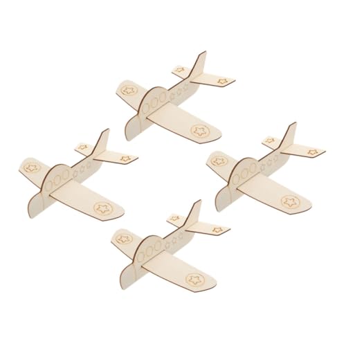 LOPUNER 4 Stück Holzflugzeuge zum Ausmalen DIY Malspielzeug für Kreatives Basteln Fördert und Feinmotorik und Partydekorationen LOPUNER 4 Stück Holzflugzeuge zum Ausmalen DIY Malspielzeug für Kreatives Basteln Fördert und Feinmotorik und Partydekorationen von LOPUNER